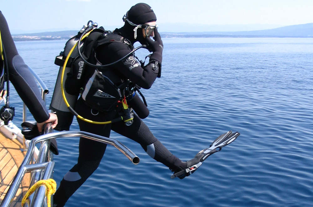 Full day scuba diving tours to the islands of Krk, Cres, Plavnik and Prvic